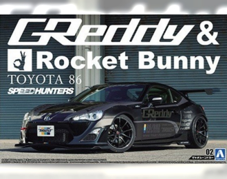 Сборная модель ZN6 Toyota 86 '12 Greddy & Rocket Bunny Volk Racing Version The Tuned Car No.2