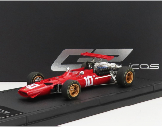 FERRARI F1 312 Scuderia Ferrari №10 4th Dutch Gp (1968) Jacky Ickx, Red