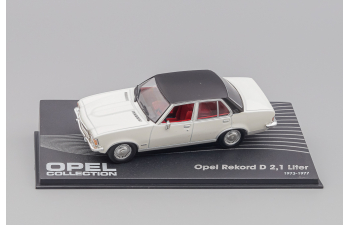 OPEL Record S2100 Diesel (1973-1977), white / black