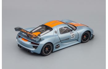 PORSCHE 918 RSR #22, light blue