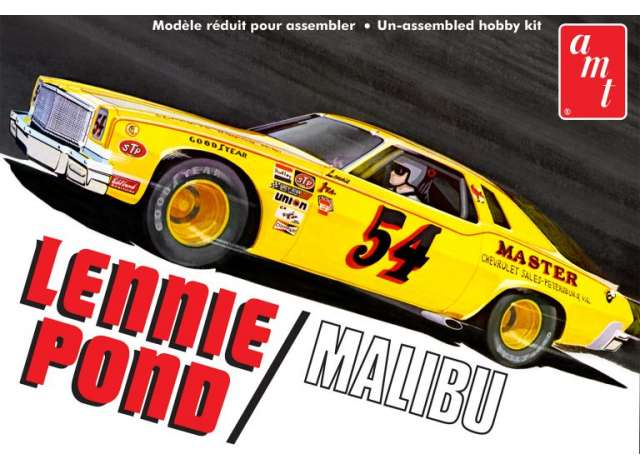 Сборная модель Lennie Pond Chevrolet Malibu Stock Car, plastic modelkit 1974