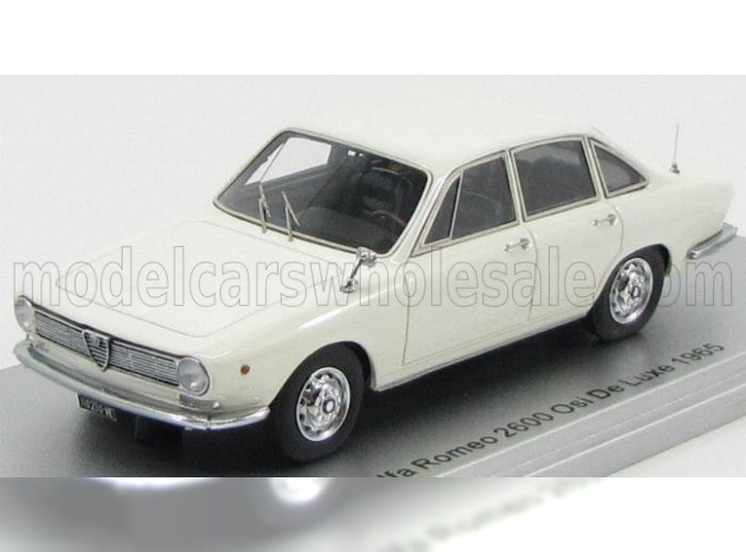 ALFA ROMEO Osi 2600 De Luxe (1965), white