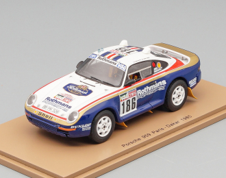 Porsche 959 #186 Paris Dakar 1985 R. Metge - D. Lemoine