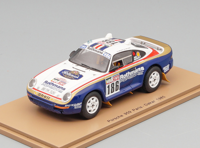 Porsche 959 #186 Paris Dakar 1985 R. Metge - D. Lemoine