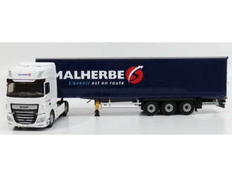 DAF XF MY 2017 Super Space Cab c полуприцепом "MALHERBE" 2019