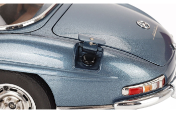 MERCEDES-BENZ 300SL Roadster Spider Hard-Top Closed (W198) (1954), light blue
