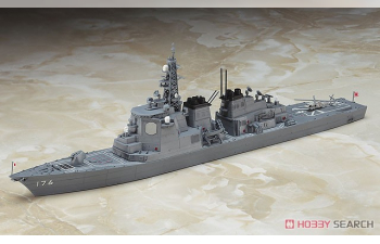 Сборная модель Cовременный японский ракетный эсминец J.M.S.D.F. DDG CHOKAI