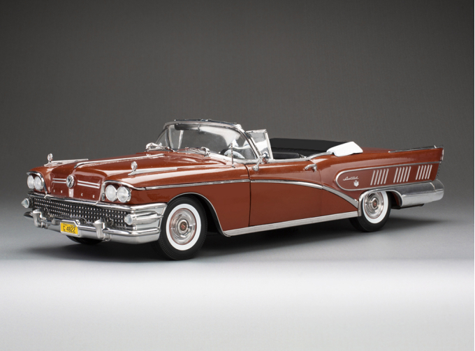BUICK Limited Riviera Open Convertible (1958), garnet red
