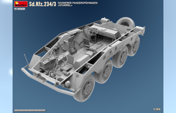 Сборная модель Sd.kfz. 234/3 Stummel Military 1945