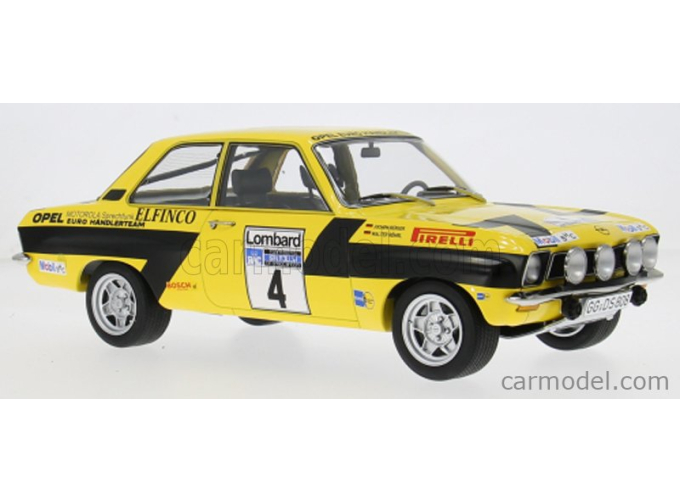 OPEL ASCONA A (night version) N 4 RALLY RAC LOMBARD 1975 WALTER ROHRL - CHRISTIAN GEISTDORFER 