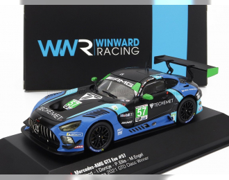 MERCEDES-BENZ Amg Gt3 Team Winward Racing №57 Winner Gtd Class 24h Daytona (2021) R.Ward - P.Ellis - I.Dontje - M.Engel, Blue Black