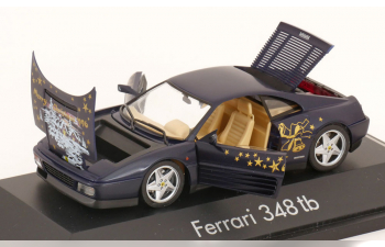 FERRARI 348 TB Merry Christmas (1996), blue metallic