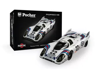 PORSCHE 917k 4.9l Team Martini Racing №22 Winner 24h Le Mans (1971) Helmut Marko - Gijs Van Lennep, White Blue