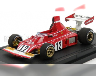 FERRARI F1 312 B3 №12 Niki Lauda Season (1974) (and First Two Race 1975 World Champion 1975), Red