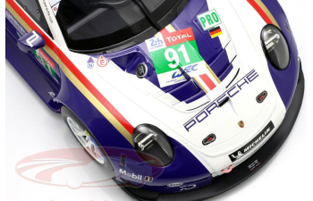 PORSCHE 911 (991) RSR #91 Pole Position & 2nd LMGTE Pro-class 24h LeMans Richard Lietz, Gianmaria Bruni, Frédéric Makowiecki (2018)