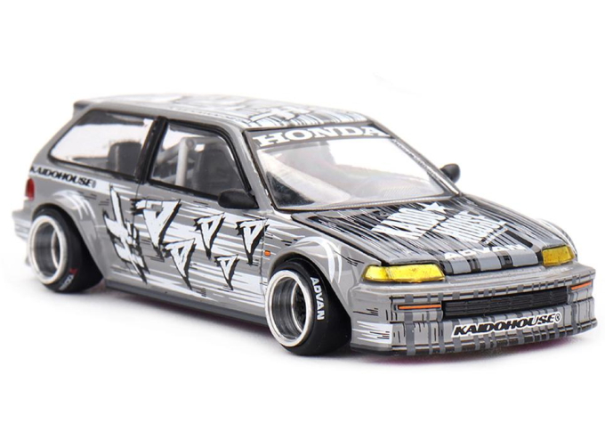 HONDA Civic (EF) Kaido Manga V1 (1987), grey / white