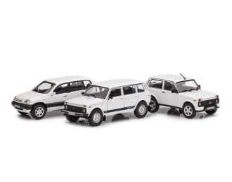 Набор Белые Нивы: Niva Urban, ВАЗ-2131, ВАЗ-2123