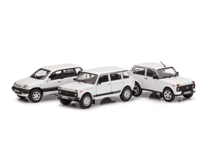 Набор Белые Нивы: Niva Urban, ВАЗ 2131, ВАЗ 2123