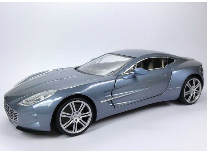 ASTON MARTIN One-77 (2009), blue grey-metallic