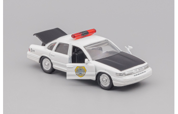 FORD Crown Victoria Des Moines Police, white / black
