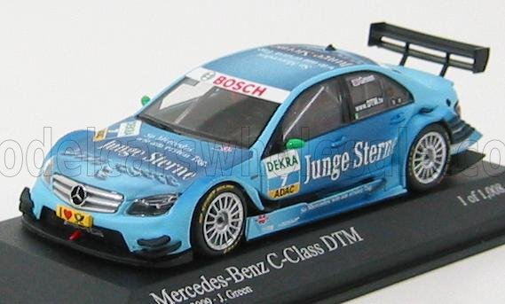 MERCEDES-BENZ C-class Amg Junge Sterne N 7 Dtm 2009 J.green, 2 Tone Blue