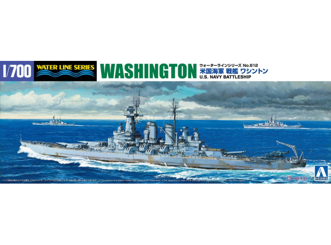 Сборная модель Линкор ВМС США WASHINGTON