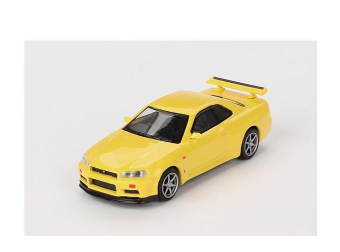 NISSAN Skyline GT-R (R34) V-Spec RHD, yellow