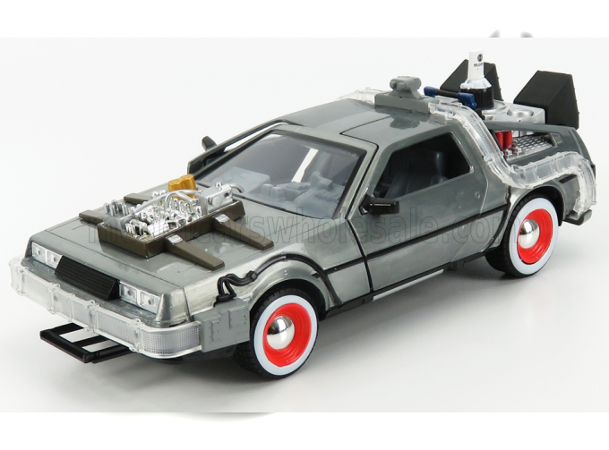 DE LOREAN Time Machine - Back To The Future 3 - Ritorno Al Futuro 3, Silver