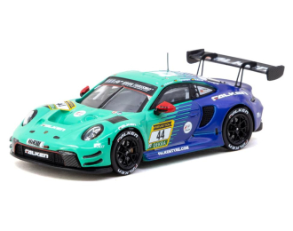PORSCHE 911 (992) GT3 R #44 Joel Erikssson-Tim Heinemann/NIco Menzel-Martin Ragginger Nurburgring 24h (2024), blue