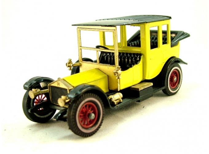 ROLLS-ROYCE Silver Ghost Landaulette (1912),  Models of Yesteryear 1:48, желтый с черным