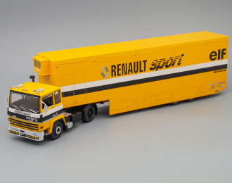 BERLIET TR350 race transporter Tractor F1 (1983), yellow