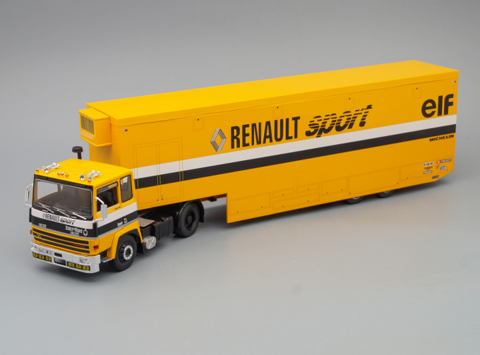 BERLIET TR350 race transporter Tractor F1 (1983), yellow