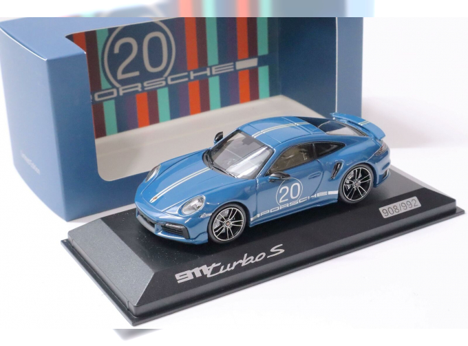 Porsche 992 Turbo S "China 20th Anniversary" (blue)