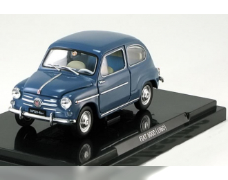 FIAT 600D (1960), blue grey