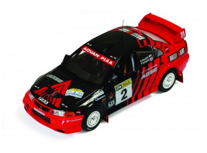 MITSUBISHI LANCER EVO VI Y.Kataoka-S.Hayashi Winner Rally of Canberra 1999, red