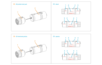 Блоки неуправляемых ракет Б-8В20А, 2 шт. (для всех моделей)