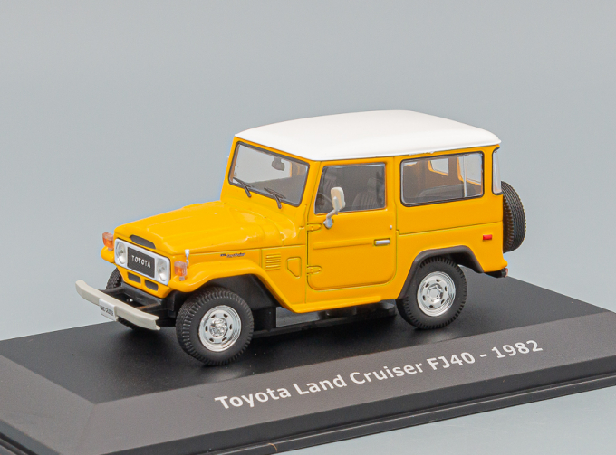 TOYOTA Land Cruiser FJ40 (1982), yellow / white