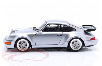 PORSCHE 911 (964) Turbo 3.6 (1990), polar silver