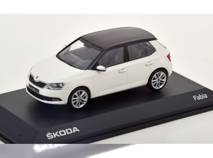 SKODA Fabia, white black