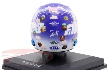 MINI HELMET Williams Racing #23 8th British GP Formula 1 Alex Albon  (2025)