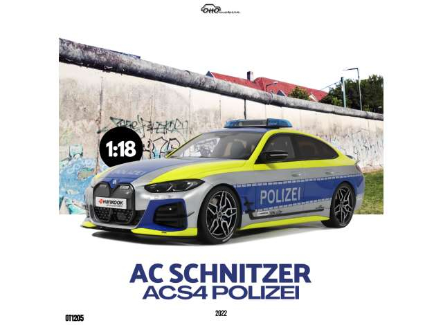 AC Schnitzer ACS4 Polizei *Resin series*, silver/blue/yellow 2022