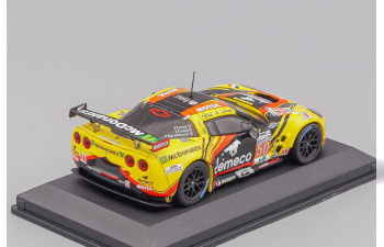 CHEVROLET Corvette C6 Zr1 5.5l V8 Team Larbre Competition №50 Winner Lmgte-am Class 24h Le Mans (2012) Patrick Bornhauser - Julien Canal - Pedro Lamy, Yellow Black Red