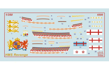 Сборная модель Английскийй корабль "Ревендж"