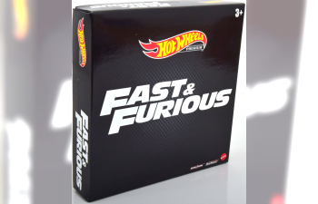 FAST & FURIOUS Set mit 5 Modellen Chevelle Skyline Hypersport Jeep Supra GR with Giftbox