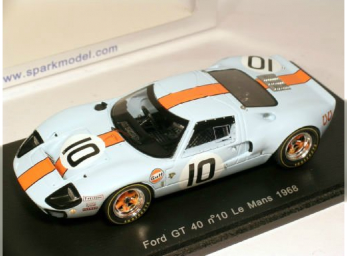 FORD GT40 10 LM 1968, blue