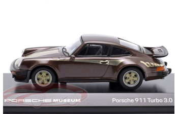 PORSCHE 911 Turbo 3.0 (1975), brown/gold