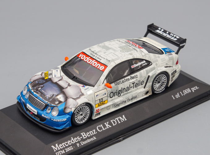 MERCEDES-BENZ CLK Coupe DTM 2001 Team Original-Teile P.Dumbreck #12, dilver