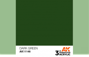 Краска акриловая 3rd Generation Dark Green 17ml