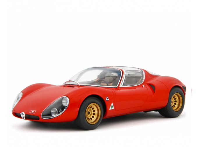 ALFA ROMEO 33 Coupe Stradale Museum Version (1967), красный
