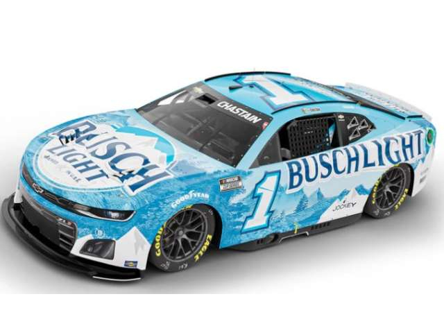 CHEVROLET #1 Ross Chastain *Busch Light Country* white/blue 2024